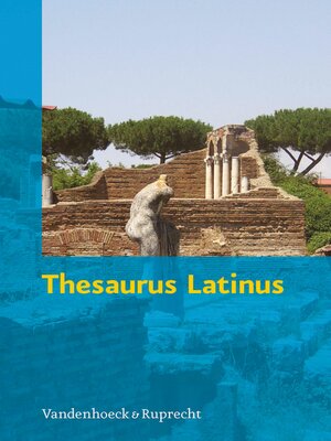 cover image of Thesaurus Latinus